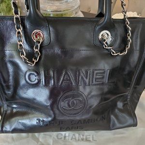 Large Leather black purse